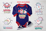Space Cat - cute characters, a Decorative Illustration by LaVika (Thumbnail 4 of 9)