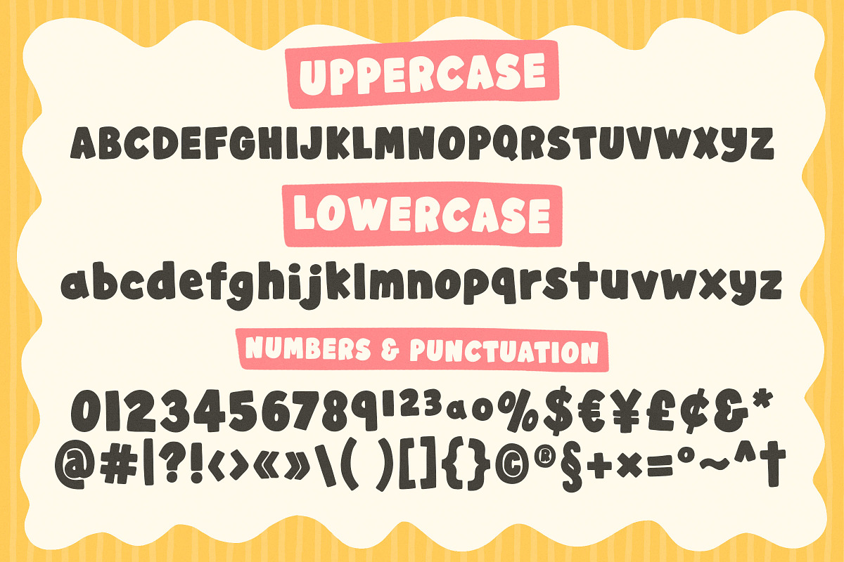 Great News - A Chunky Bold Font, a Sans Serif Font by Happy Type Club (Photo 5 of 6)
