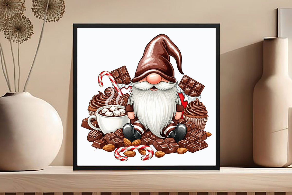 Sweet Chocolate Gnomes Clipart, an Illustration by DreamCafeArt (Photo 6 of 7)