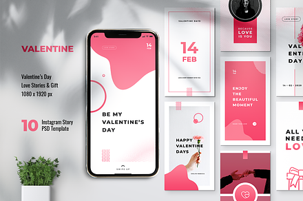 Happy Valentines Day Instagram Story, a Social Media Template by Rahardi Creative