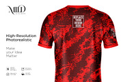 Short Sleeve Jersey Set Mockup, a Shirt Mockup by Mildstudio (Thumbnail 9 of 9)