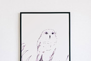 Gentle Winter. Christmas Line Art, an Animal Illustration by NataliArkushArt (Thumbnail 15 of 17)