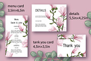 Greeting card templates with Magnoli, an Invitation Template by Digital illustration shop (Thumbnail 5 of 5)