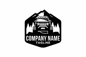 Off Road Emblem Logo Template