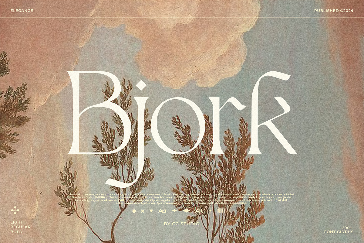 Bjork Serif, a Serif Font by CCS-Type.com (Photo 1 of 30)