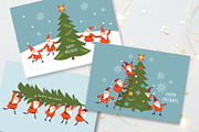 Christmas Gnomes, a Seasonal Illustration by lenlis (Thumbnail 3 of 6)