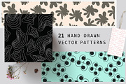 21 Hand Drawn Vector Pattern, a Pattern Graphic by Pixavics (Thumbnail 1 of 11)