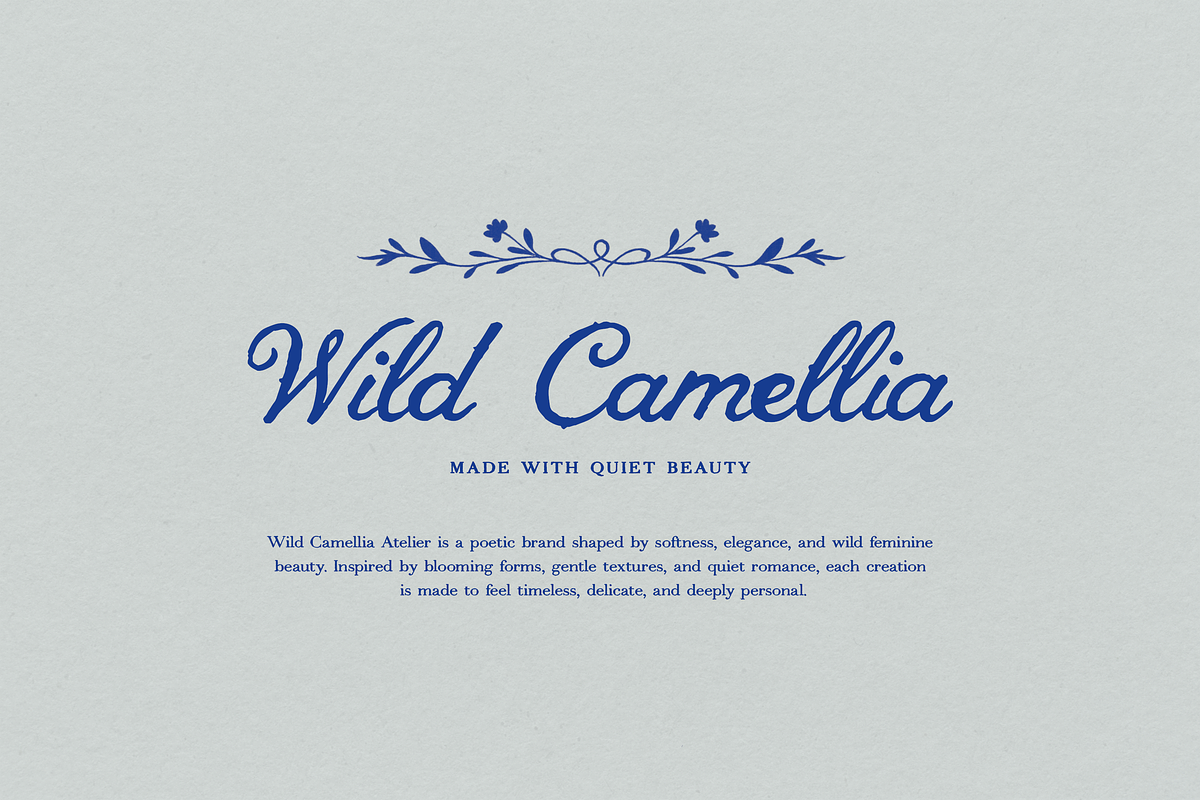 The Wild Petal | Textured Font, a Script Font by elvinova (Photo 6 of 12)