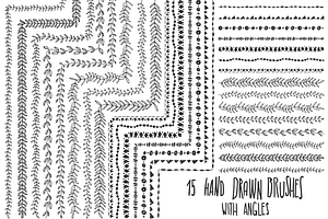 43 Vector Brushes Set