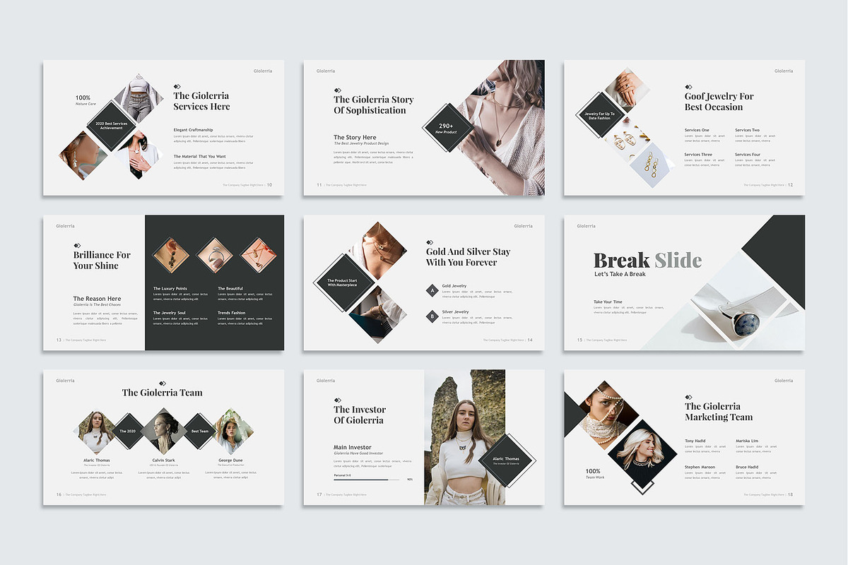 Giolleria - Jewelry Google Slides, a Presentation Template by kerismaker (Photo 4 of 5)