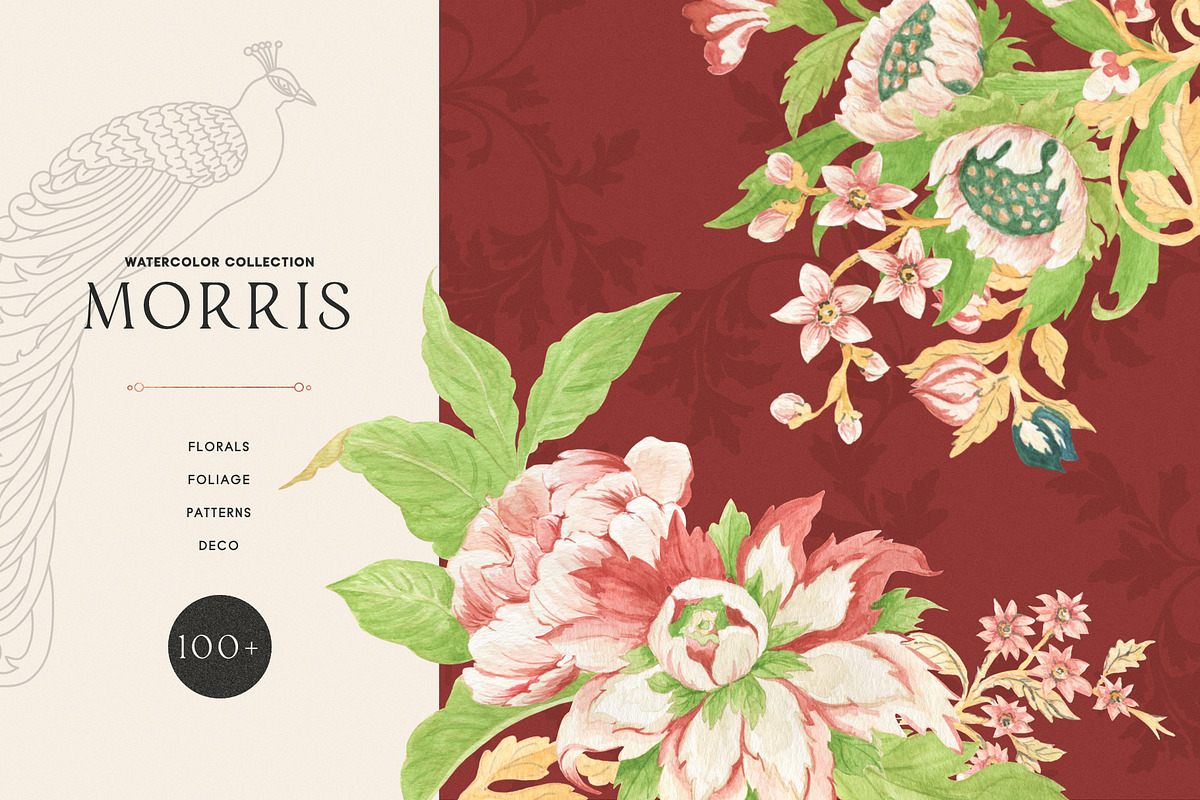Vintage Floral Chintz, an Illustration by AnaPierceArt (Photo 1 of 12)