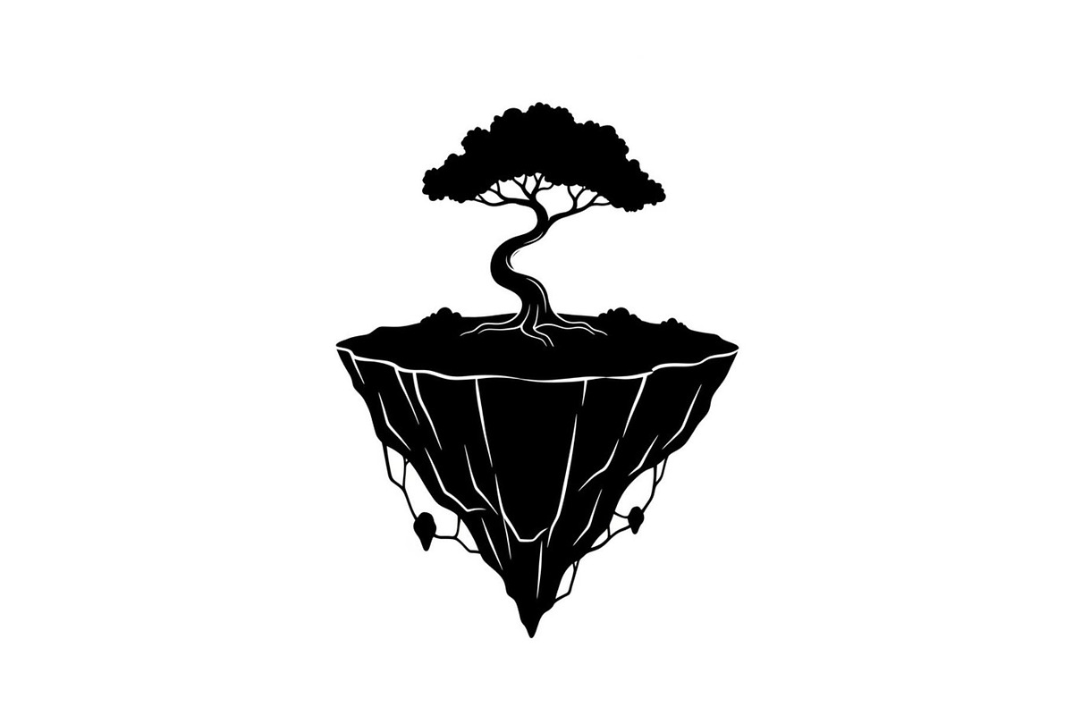 50 Floating Island Bonsai Vector Bun, an Illustration by Designs_River (Photo 41 of 51)
