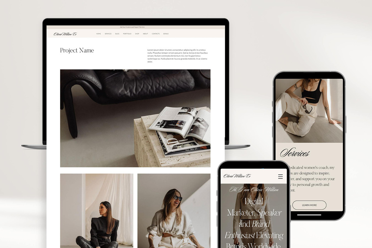 Wix Website Template for Coaches, a Wix Template by Presentibox (Photo 7 of 11)