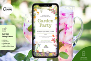 Garden Party Birthday Invitation, an Invitation Template by Earth5168 (Thumbnail 6 of 10)