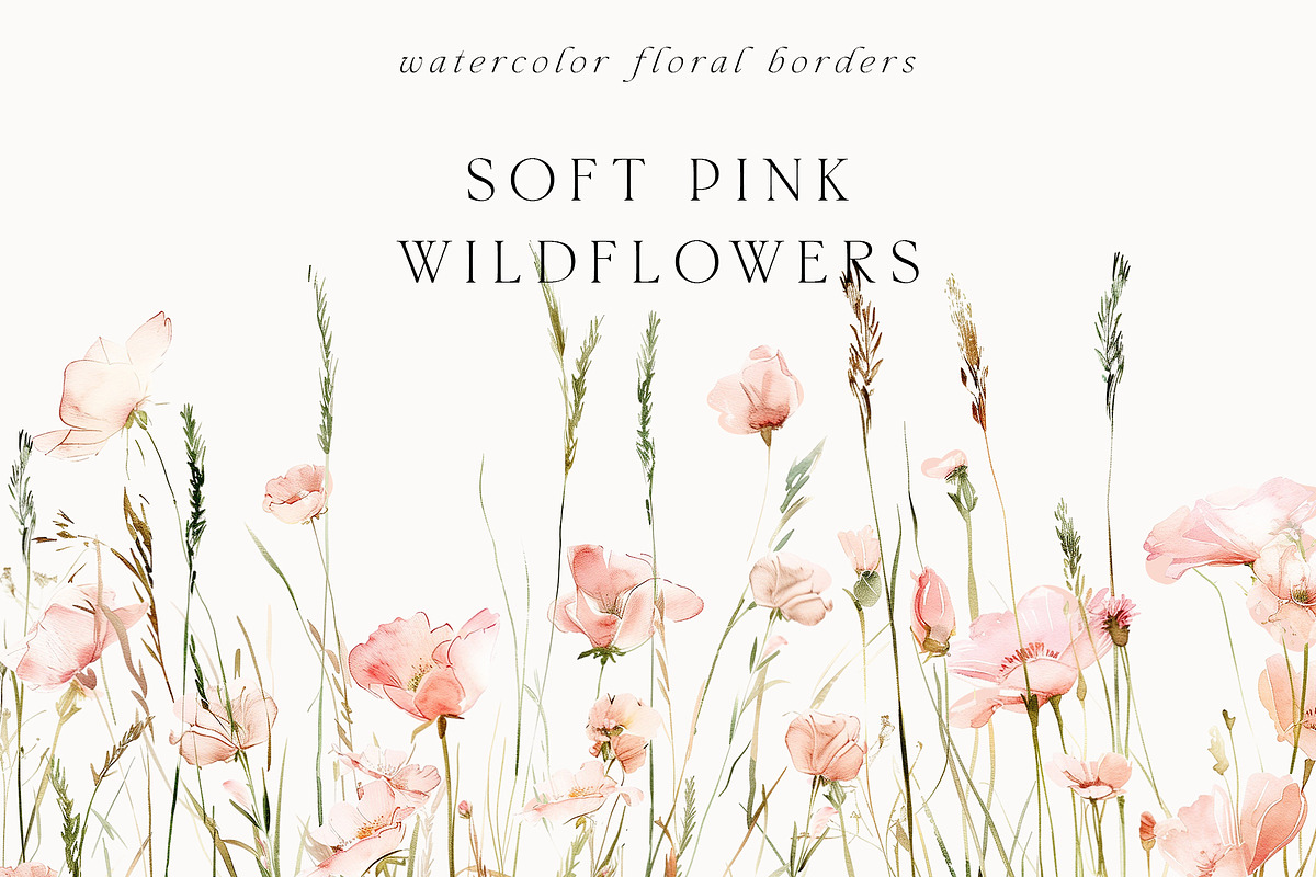 Waterolor Floral Borders Bundle, a Decorative Illustration by Lana Elanor (Photo 18 of 97)