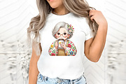 Spring Funny Grandma Clipart, an Illustration by RobertsArt (Thumbnail 6 of 7)