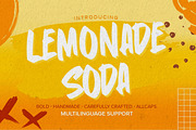 Lemonade Soda-Bold Handmade Carefull, a Font by Gassstype (Thumbnail 1 of 8)