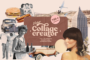 Vintage Collage Creator 710 PNG