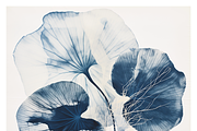 Deca Co - Blue Ink Botanical Shapes, a Texture Illustration by milatovar (Thumbnail 6 of 25)