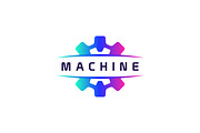 Letter M Cog Machine Modern Logo, a Branding & Logo Template by Signatoro (Thumbnail 1 of 2)