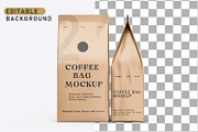 Coffee Bag Mockups, a Packaging Mockup by pixelmock (Thumbnail 8 of 14)