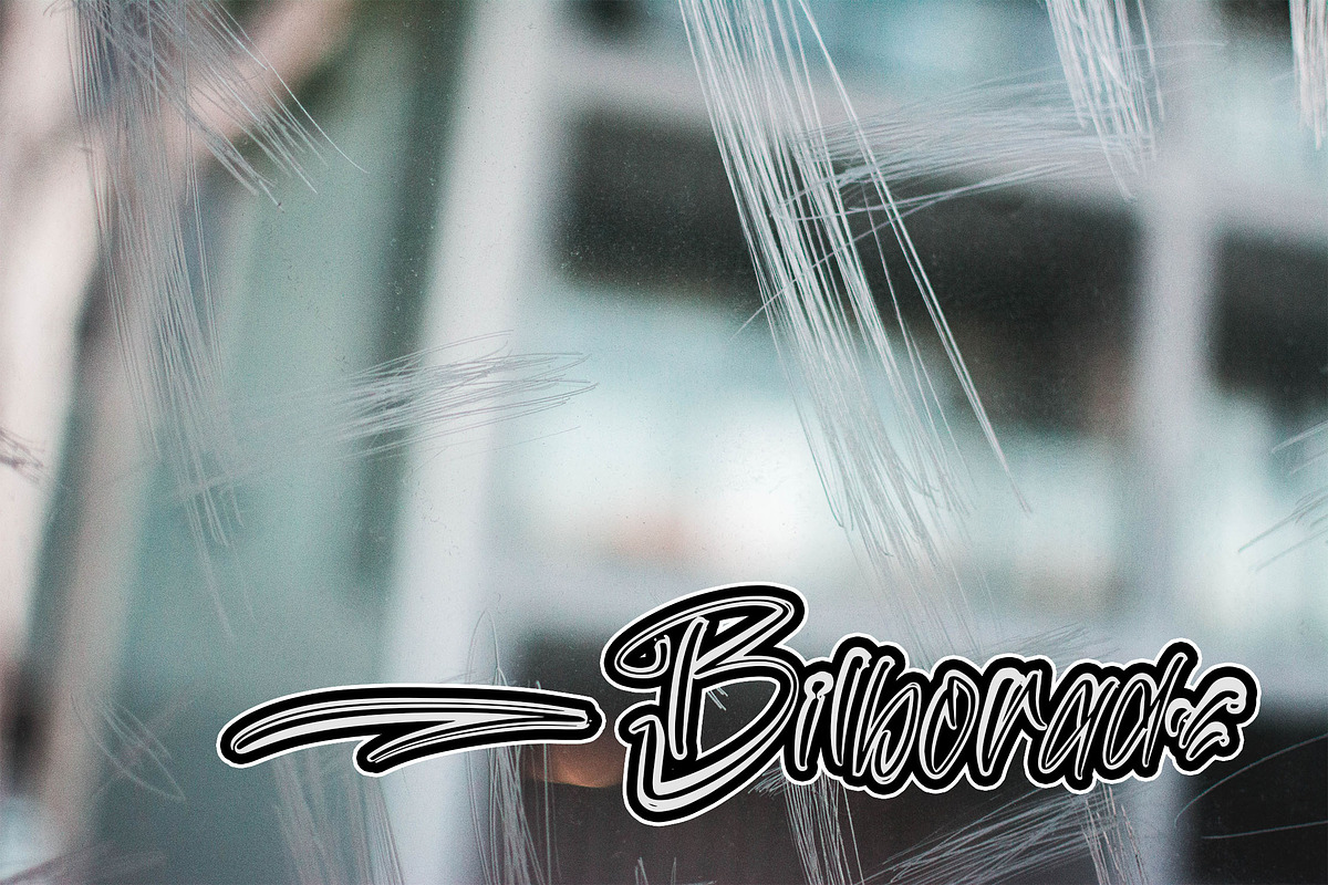 Hollow Ballie - Graffiti Font, a Symbol Font by NTC Graphic (Photo 5 of 9)