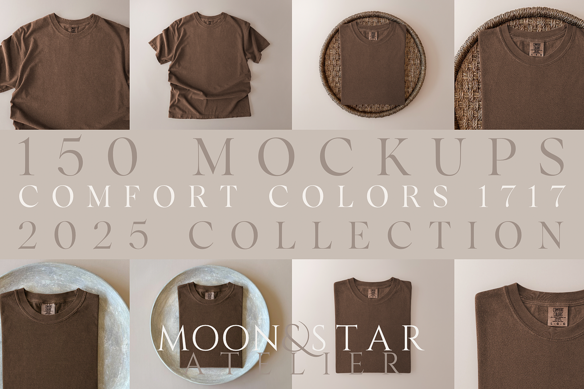 Comfort Colors 1717 Bundle, a Shirt Mockup by Moon and Star Atelier (Photo 1 of 17)