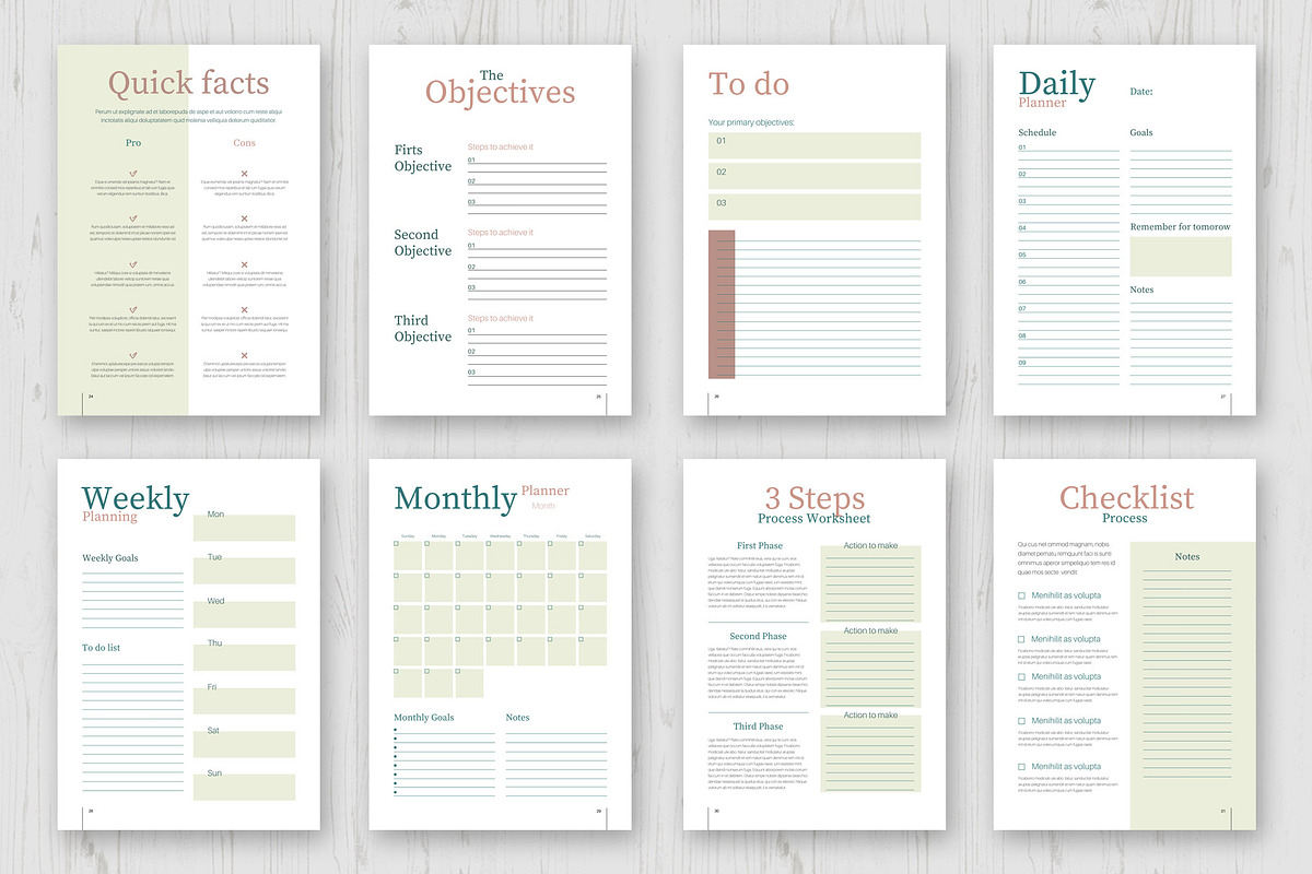 Canva Course Workbook Template, a Marketing Template by Sabin (Photo 6 of 9)