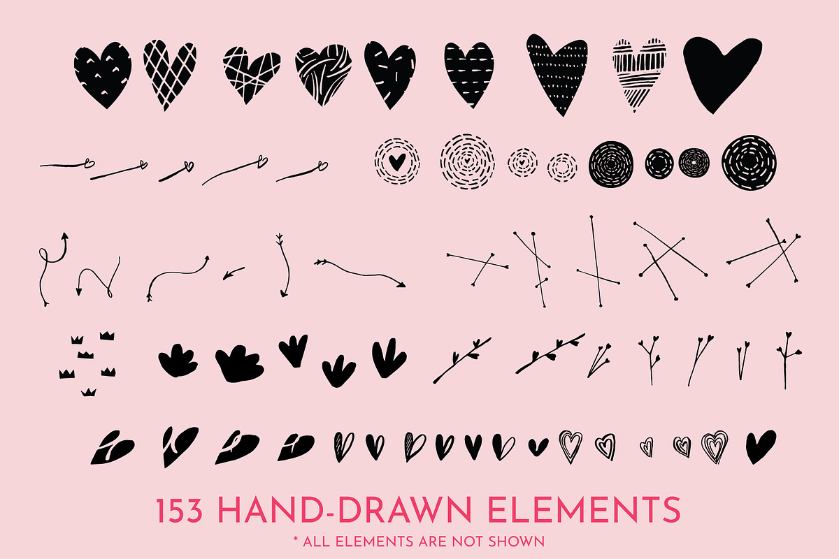 Modern Love | Seamless Patterns, a Pattern Graphic by The Collective Studio (Photo 7 of 9)