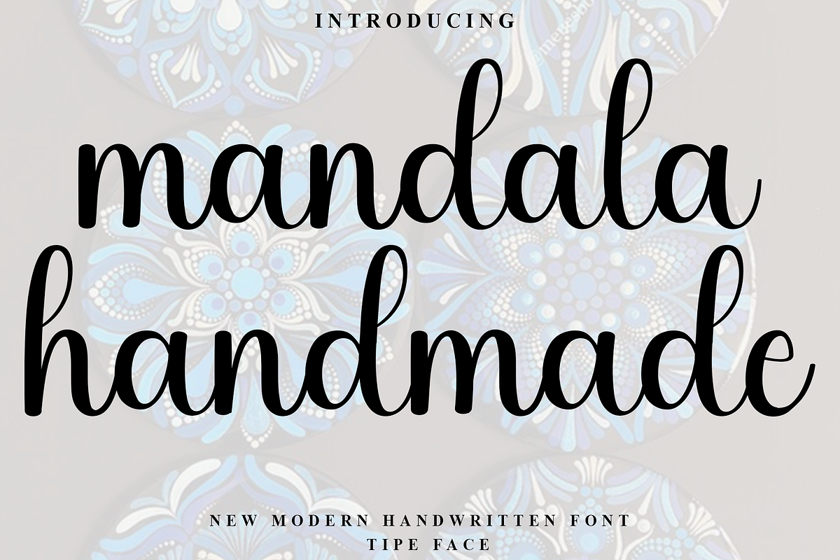 Mandala Handmade, a Handwritten Font by InermediaSTUDIO (Photo 1 of 8)