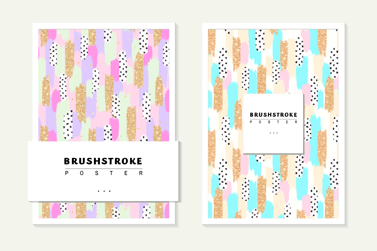 Brushstroke Seamless Pattern Bundle, a Pattern Graphic by LemonDesign (Photo 8 of 8)