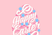 Happy Easter Greeting Card Template, a Card Template by Greeek (Thumbnail 5 of 5)