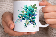 Watercolor Wildflower Clipart Bundle, an Illustration by Canvas Craft (Thumbnail 4 of 7)