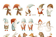 Happy Holidays. Christmas collection, an Animal Illustration by polikarpovaart (Thumbnail 13 of 15)