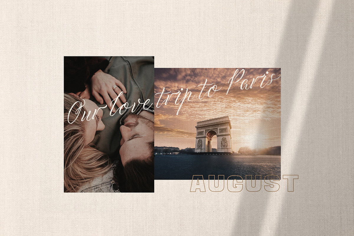 Summer in Paris Font Combination preview 2