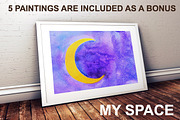 My Space. Set of Cosmic Patterns, a Pattern Graphic by Svetlana Kononova (Thumbnail 4 of 15)