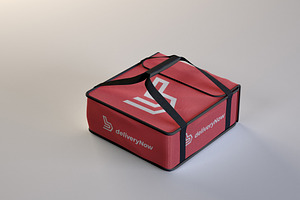 Pizza Delivery Bag Mockup