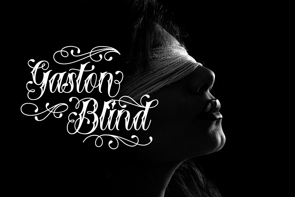 Blessed | Traditional Tattoo Font, a Script Font by Muntab_Art (Photo 9 of 10)