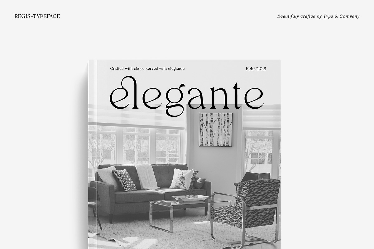 Regis | Elegant Serif Font Family, a Serif Font by Type and Co. (Photo 12 of 20)