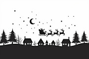 Christmas Sky Vector Collection, an Illustration by jahid234 (Thumbnail 16 of 20)