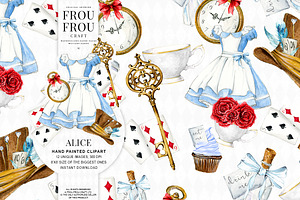 Alice In Wonderland Clipart