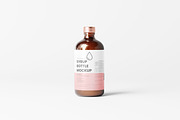 Syrup Bottle and Box Mockups, a Packaging Mockup by MockupFree.Net (Thumbnail 2 of 12)