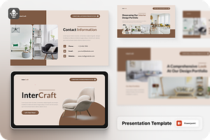 Interior & Furniture PowerPoint, a Presentation Template by SquidPixey
