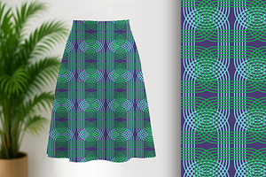 Geometric Seamless Repeat, a Pattern Graphic by Sharon Schwalbe