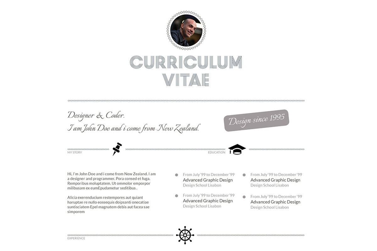 Creative Resume, a Resume Template by GoodDesignCreation (Photo 2 of 3)
