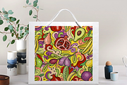 Doodle Fruit Seamless Pattern, a Pattern Graphic by MalinaShop (Thumbnail 5 of 6)