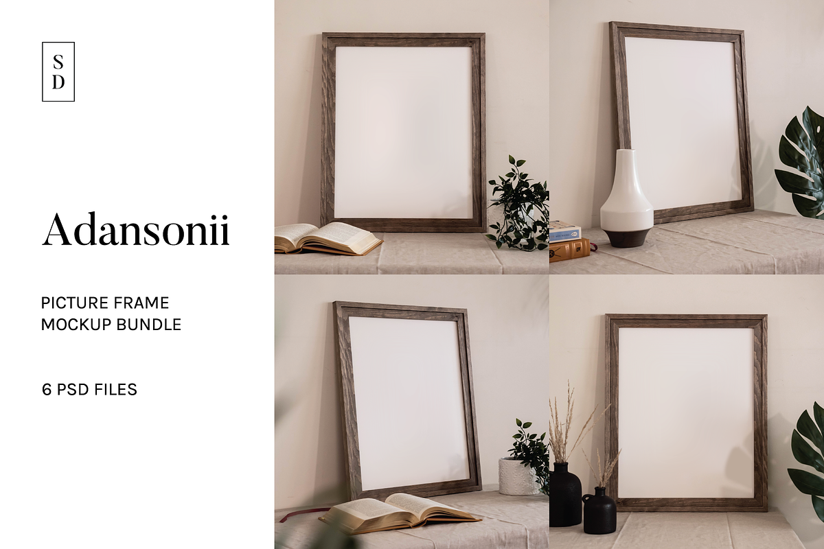 Frame Mockup Bundle - Adansonii, a Household Mockup by Saguaro Digital (Photo 1 of 10)