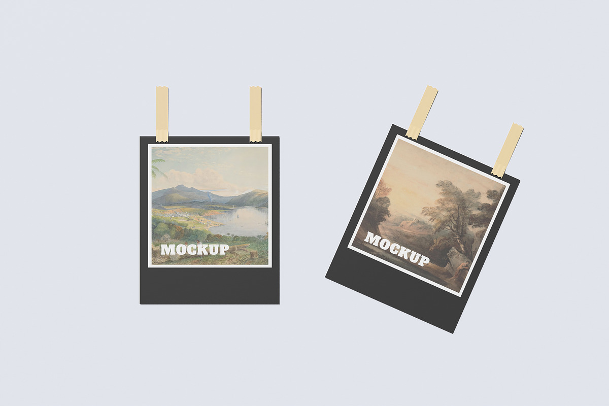 Polaroid Photos Collage Mockup, a Print Template by safrizalstudio (Photo 5 of 5)