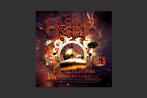 Casino Flyer, a Flyer Template by DSGraphicDesign