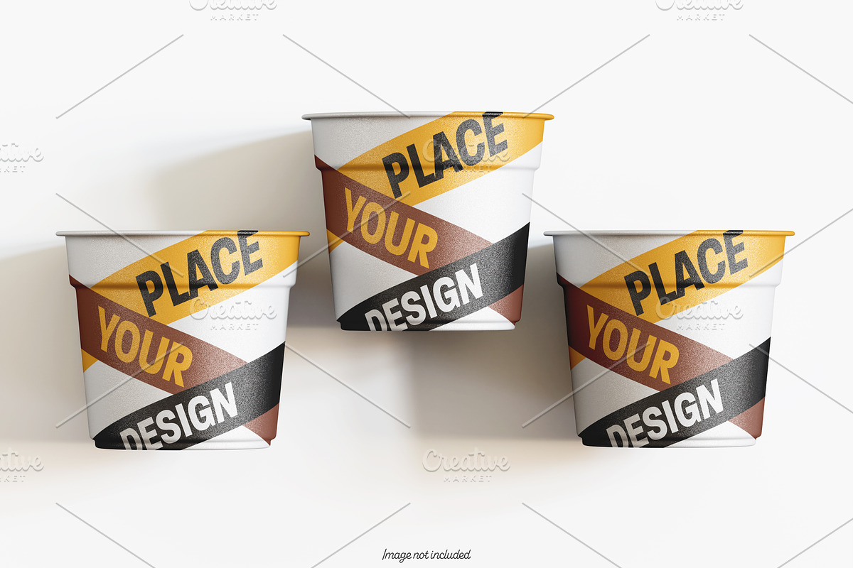Realistic Cup ice cream mockup V2, a Cups & Container Mockup by Ambo Ampeng (Photo 19 of 26)